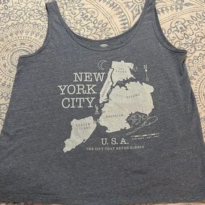 Old Navy …New York City tank -a generous XL